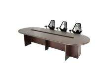 LUXIEM Conference Office Tables Brown Wooden_0