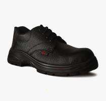 RAMER Leather ISI Steel Toe Safety Shoes Black_0