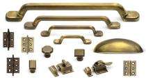 SPHEERO Brass Curved Door Handles Antique_0