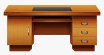 Seven Plus Computer Office Tables Brown Wooden_0
