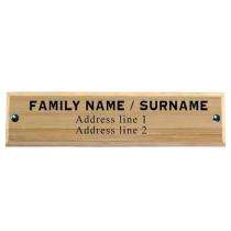 CRANE LYNN TOYS Wood Rectangular 5 mm Name Plates_0