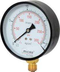 MICRO Pressure Gauge 0 - 150 psi 3/8 inch BSP_0