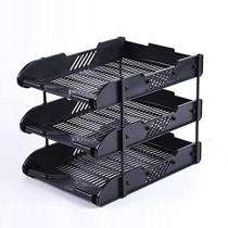 Worldone Document Tray wps1317 File Tray Plastic Black 3.0 No_0