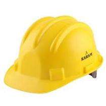 Karam Plastic Yellow Air Ventilated Safety Helmets_0