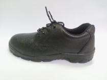 Workstar WS-9005 Buff Barton Print Leather Steel Toe 200 J Safety Shoes Black_0