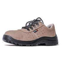High Light NU-1197 Leather Protective Steel Toe Safety Shoes Brown_0