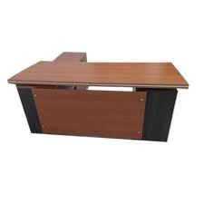Reception Office Tables Brown Wooden_0