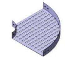 Trambakraj Electricals Steel Horizontal type Cable Tray Bend 1.2 - 3.0 mm_0