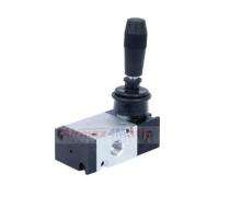 Aluminium Anodized 1/2 inch 3/2 Way Hand Lever Solenoid Valves 2AD-HR-4_0