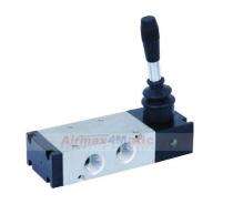 Aluminium Anodized 1/4 inch 5/2 Hand Lever Solenoid Valves 2AD-HR-5 & 6_0