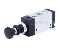 Aluminium Anodized 1/2 inch 5/2 Way Push Pull Solenoid Valves 2AD-PR | 2AD-PD_0