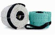 KOHINOOR ROPES Nylon Braided 80 mm Ropes Grey, Lona Green 109800 kgf_0