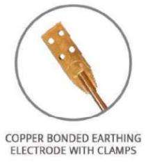 NFPL CBEE 3/4" X 10" Advanced Cu Bonded Rod Steel 3000 mm Earthing Electrodes_0