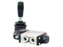 Aluminium Pressure Die Cast 1/2 inch 3/2 Way Hand Lever Solenoid Valves 2 ARMHLV-3_0