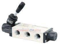 Aluminium Pressure Die Cast 1/2 inch 5/2 Way Hand Lever Solenoid Valves 2ARMHLV-5_0