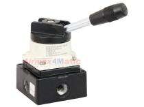 Aluminium Pressure Die Cast 1/4 inch 4 Way 3 Position Disc Rotary Solenoid Valves 2ARMDR_0