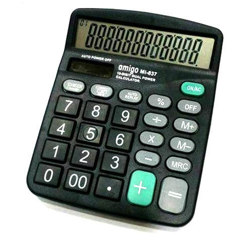 amigo MI837 Portable 12 Digit Calculator_0