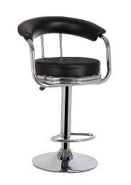 NGFC Stools Chrome, PU Cushion Black_0