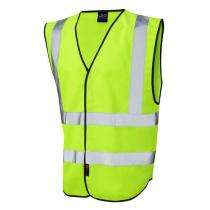 Polyester Safety Jackets L Without Sleeves Green_0