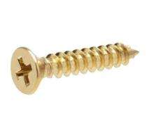 Round M2 - M6 10 - 12 mm Self Tapping Screws Brass Galvanized_0