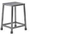 Star Tech Stools Bucket Stainless Steel Silver_0