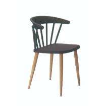 Waiting Chairs Wooden Leg and PVC seat_0