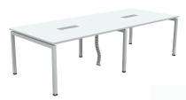 NGFC Meeting Office Tables Light Maple CRCA Powder Coated_0