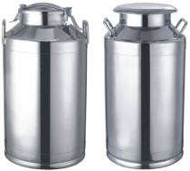 Aluminium 5 - 50 L Round Silver Milk Cans_0