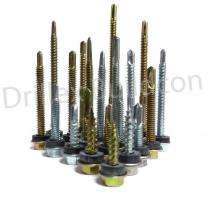 DRILLEX BUILDCON Phillips Hex Head Self Drilling Screw Mild Steel Zinc/Epoxy/Xylan_0