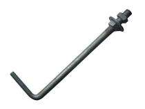 M5 - M50 Mild Steel Foundation Bolts L Shape 2 m_0