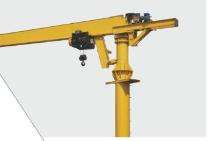 MECH-TECH Upto 1 ton Electric Floor, Pillar Mounted Jib Crane_0