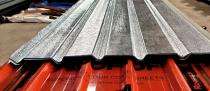 DRILLEX BUILDCON Single Ribbed Trapezoidal Stainless Steel Roofing Sheet XLPE_0