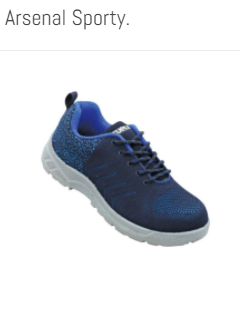 Fuel Arsenal Sports Rubber Steel Toe Safety Shoes Blue_0