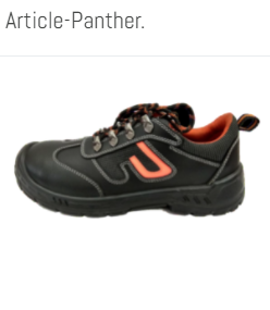 Blackburn PANTHER SINGLE DENSITY Split Leather Steel Toe Safety Shoes Black_0