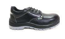 High Light Real Leather Steel Toe Safety Shoes Black_0