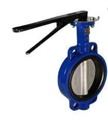 40 - 160 mm Manual CI Butterfly Valves Insertion between Flanges_0