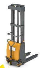 Globus 1500 kg Semi Electric Stacker SE-1538D 3800 mm_0