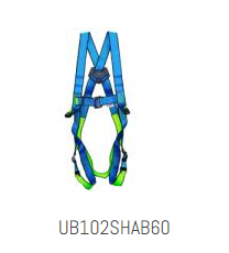 UDYOGI Polyester Full Body Simple Hook Double Rope Safety Harness Free Size_0