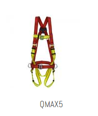 UDYOGI Polyester Full Body Simple Hook Double Rope Safety Harness Free Size_0