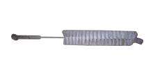 Nylon Bottle Cleaning Brush Metallic Handle White_0