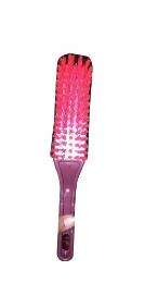 Nylon Carpet Cleaning Brush Plastic Handle Pink_0