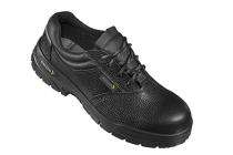Leather Steel Toe Safety Shoes Black_0