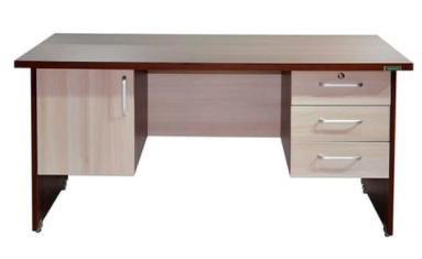 Reception Office Tables Brown Wooden_0