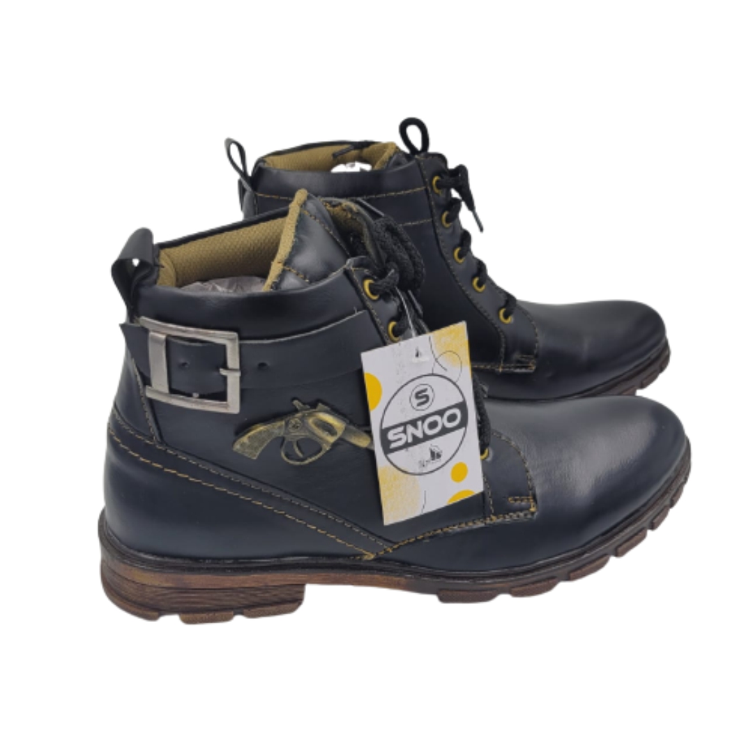 SNOO Leather Ankle Boots 8_2