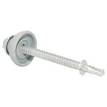 BDN FASTENERS Magnetic Hex Socket Self Drilling Screw Carbon Steel Zinc Plated_0