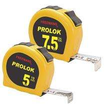 FREEMANS 13 mm Steel Measuring Tapes PROLOK 3 m Yellow_0