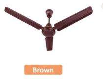 Orient 1400 mm 3 Blades 75 W Brown Ceiling Fans_0