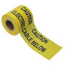UTS 3 inch Non Adhesive Polyethylene Warning Tape 0.05 mm Yellow (Traffic)_0