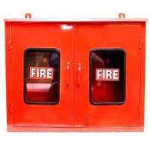Mild Steel Double Door Fire Hose Cabinet 15 m_0