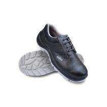 Midas Real Leather Steel Toe Safety Shoes Black_0